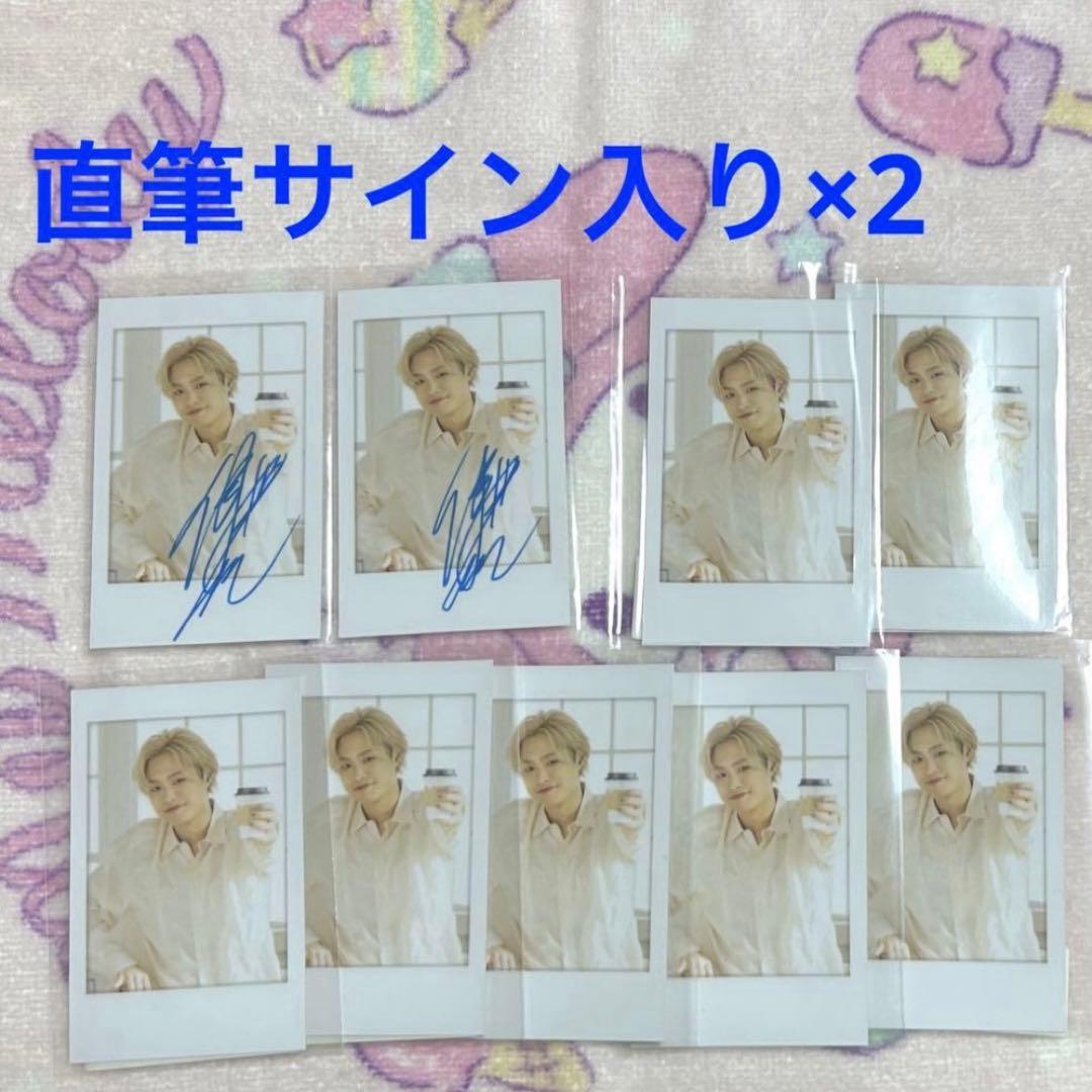 【期間限定お値下げ】 E サイン入り チェキ風ステッカー