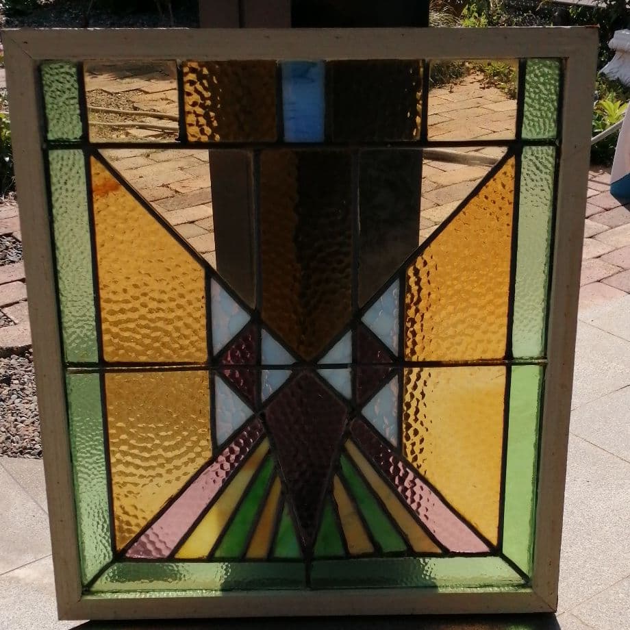 アンティーク　ステンドグラス