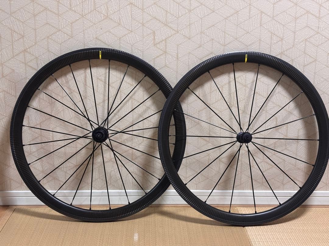 【値下げ】MAVIC COSMIC SLR40 リムブレーキ　シマノフリー