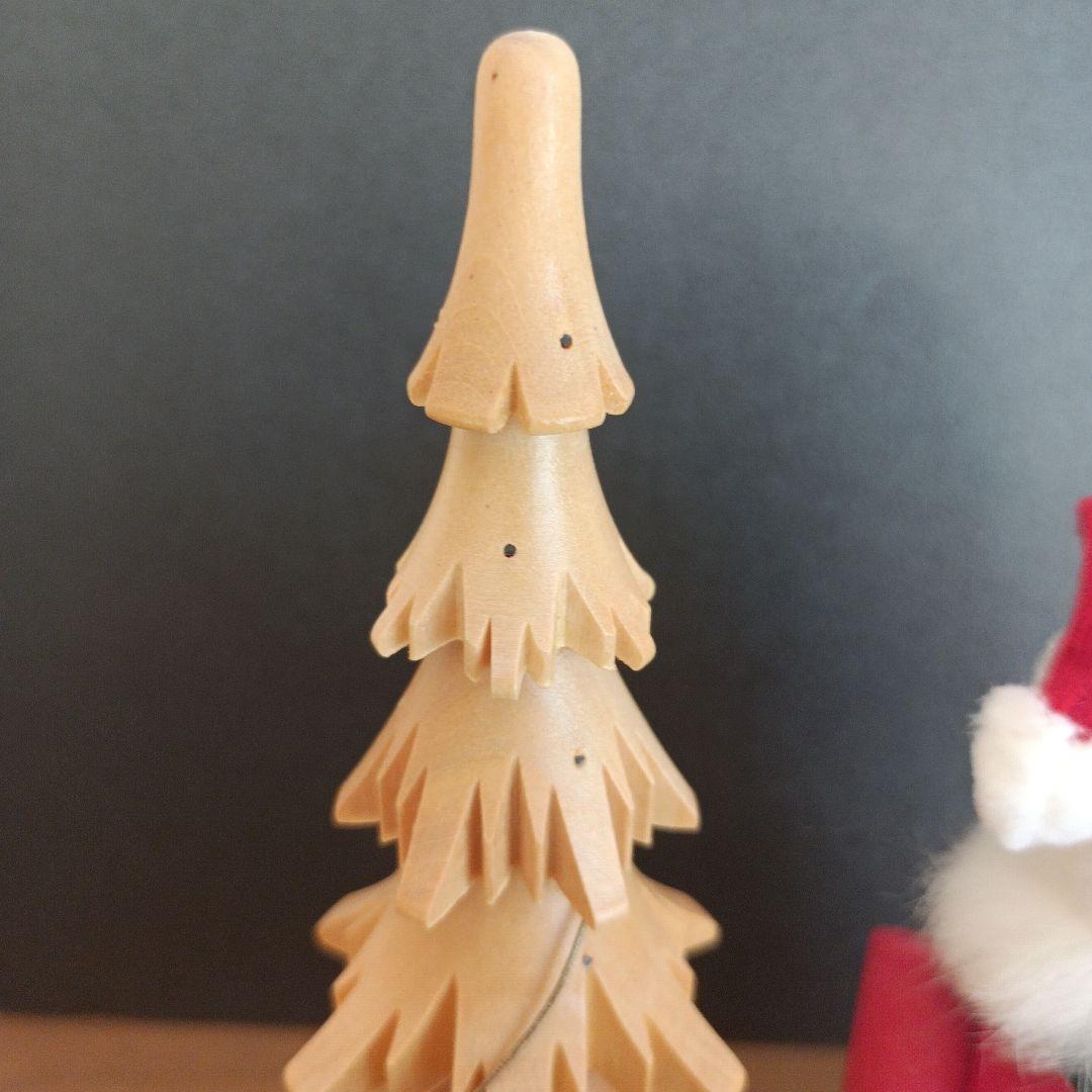 くるみ割り人形〈サンタとツリー〉リヒャルト グレーザー ザイフェン ランプ付置物