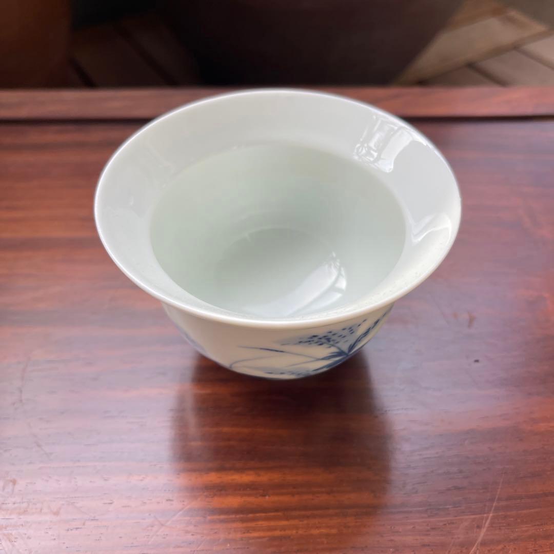 古伊万里　鍋島蕎麦猪口　向付　染付