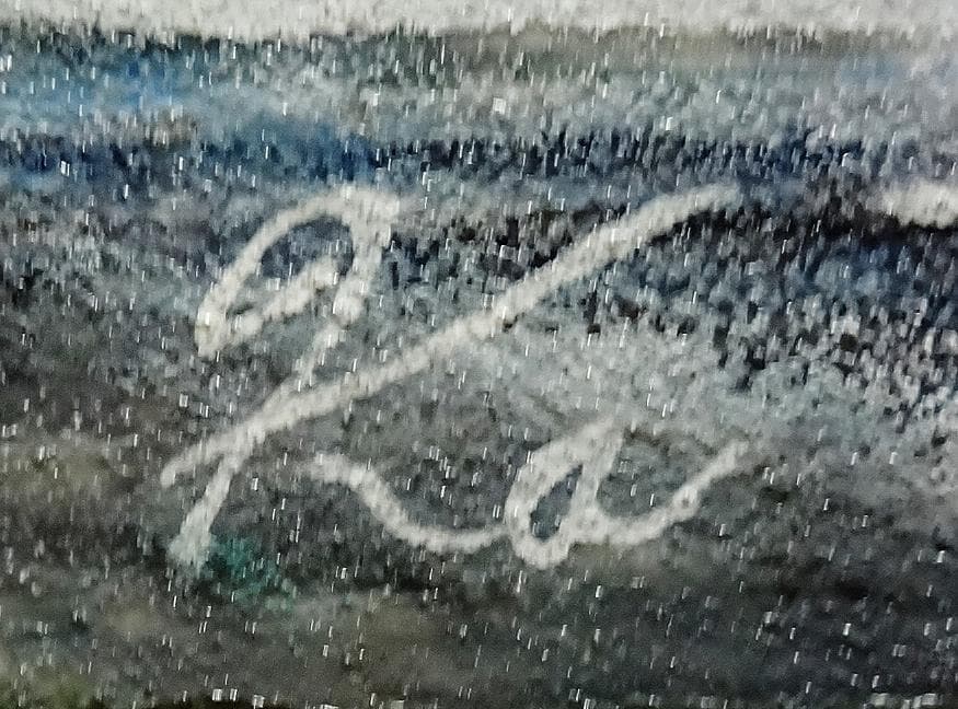 上鈴木正一 油彩画 0号『バスストップ』新作原画 超・超・超オススメの作品です!