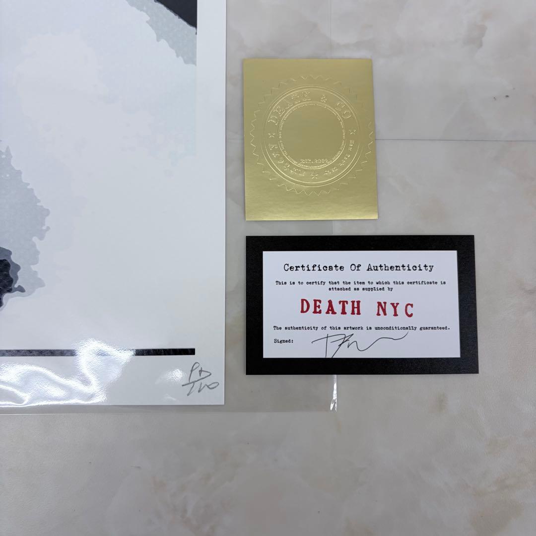 DEATH NYC マリリンモンロー 世界限定100枚 現代アート 直筆サイン