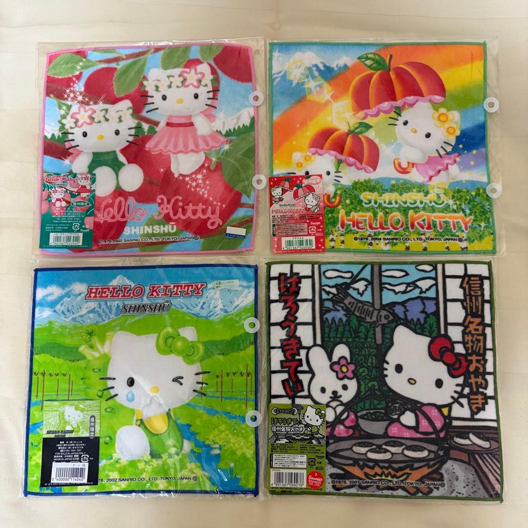 ハローキティー　ご当地プチタオル　43枚　まとめ売り