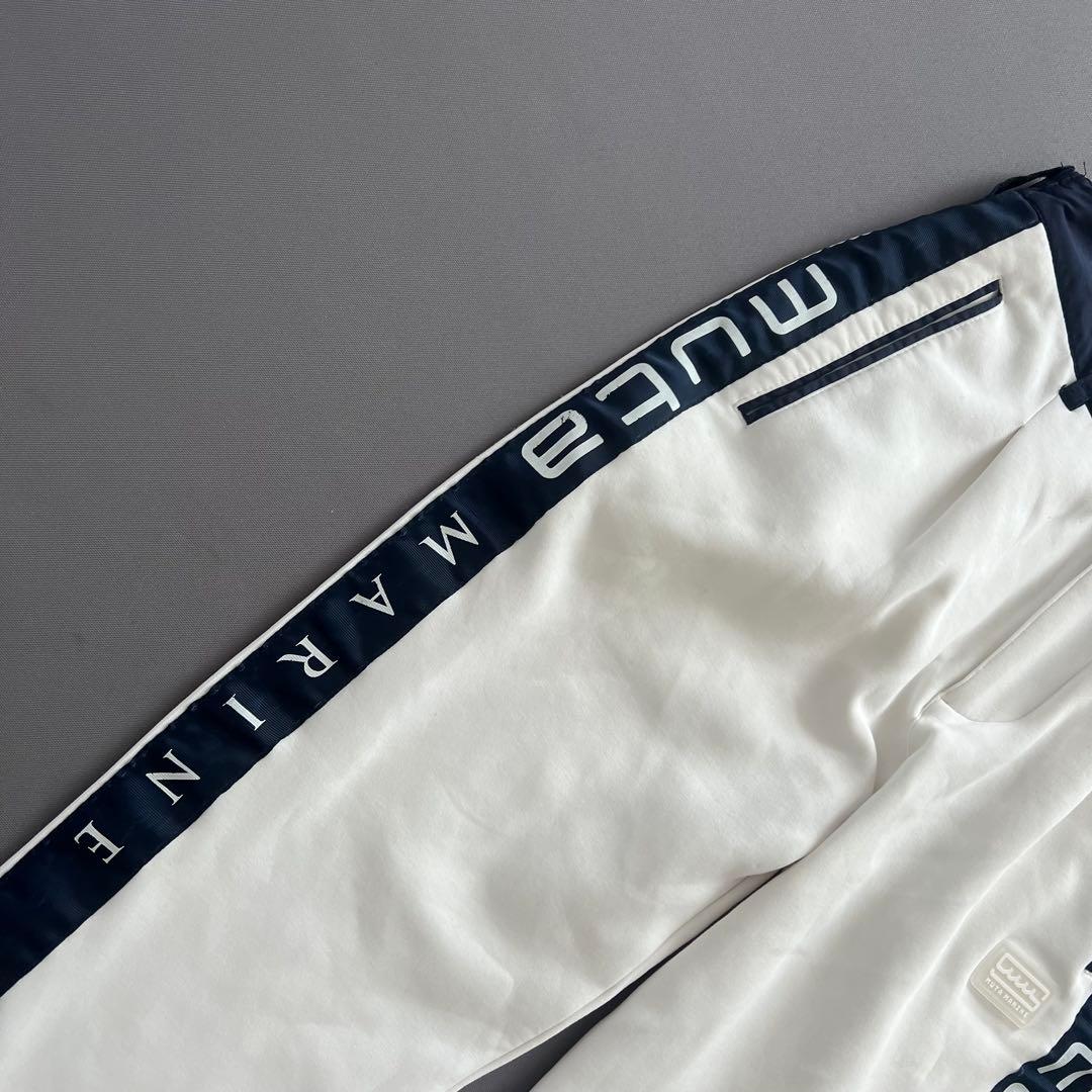 muta MARINE ムータマリン　ダンボールニット　サイドロゴ　パンツ　L