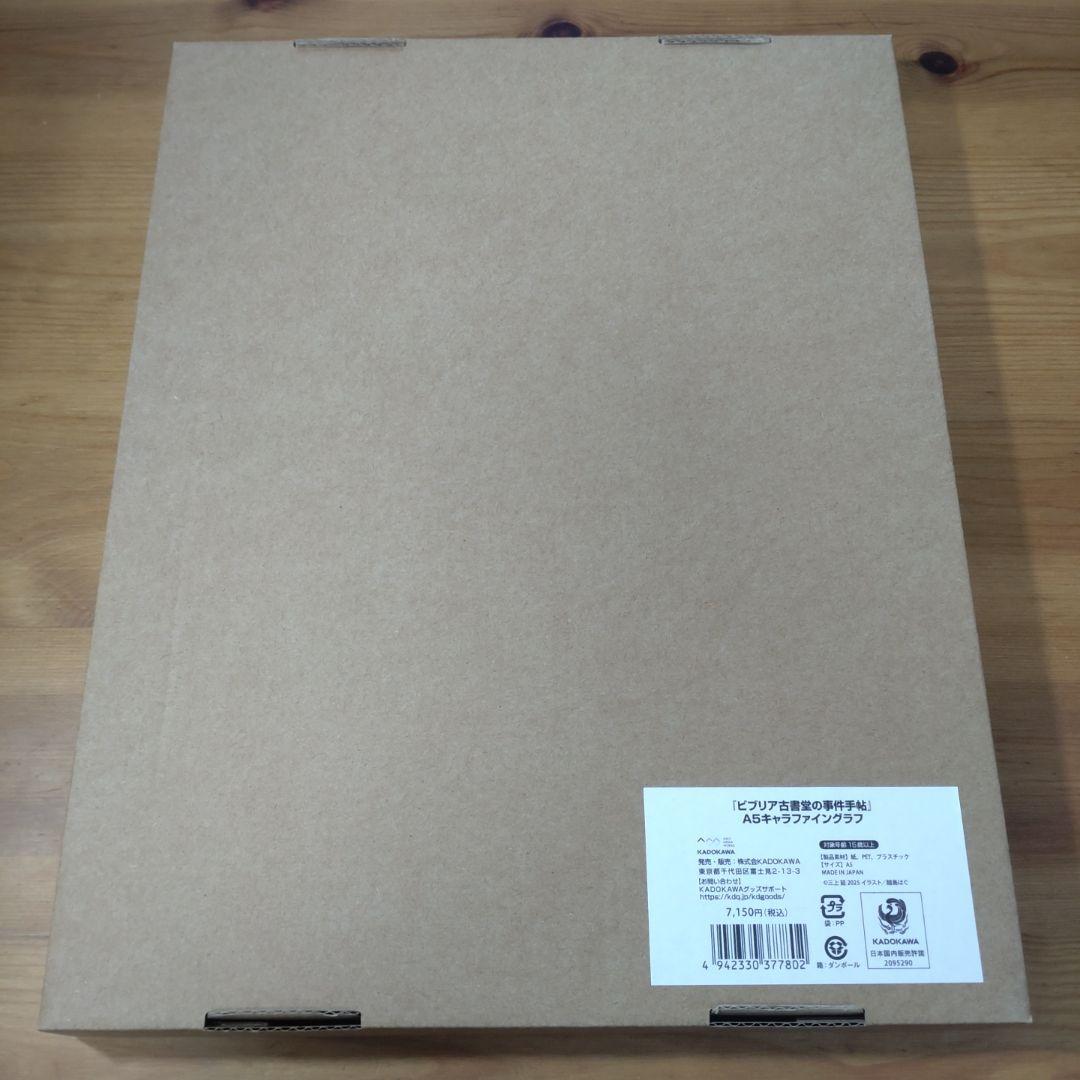 『ビブリア古書堂の事件手帖』A5キャラファイングラフ