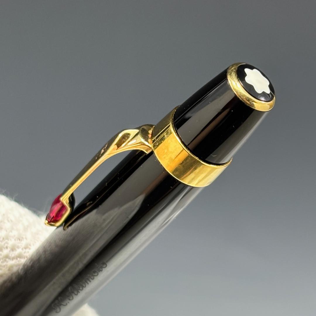 状態良【モンブラン本物】ボールペン/ツイスト式/ブラック/BOHEME/ボエム