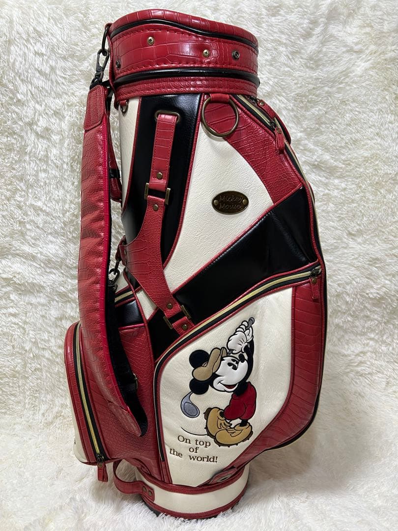 今週限定価格！Disney ミッキーキャディバッグ　ゴルフバッグ