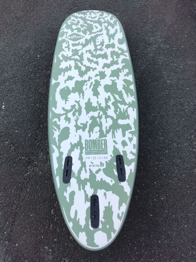 Softech BOMBER ショートボード グリーン