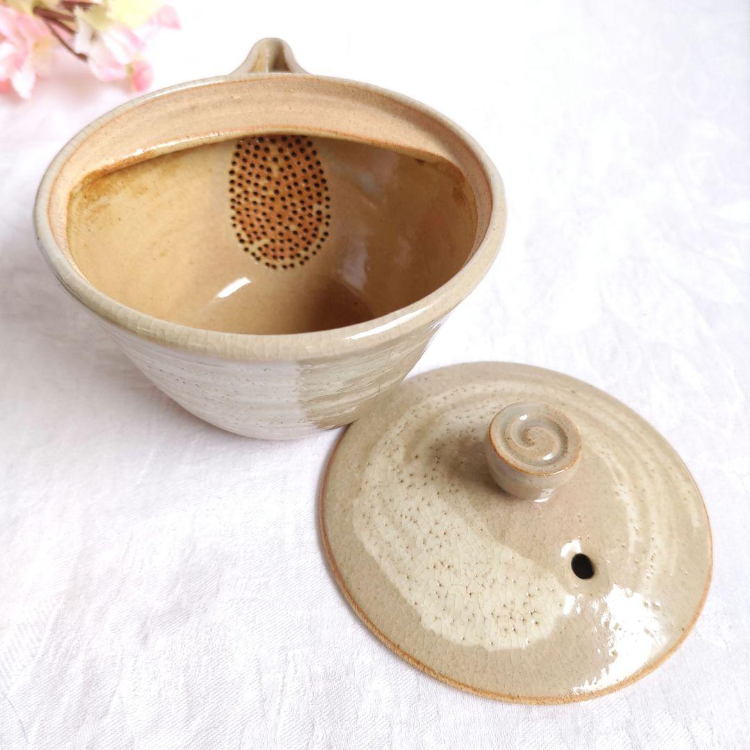 朝日焼　朝日窯　煎茶碗　汲出６　湯冷まし１　御本手　煎茶道具／宝瓶１はおまけ