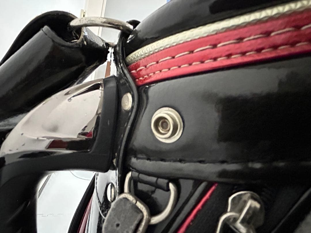 Titleist キャディバッグ 黒 赤