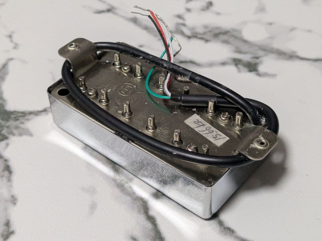 アルニコV 　白銅プレート　4芯　 ヘクサポールピース　装飾カバー　ハムバッカー