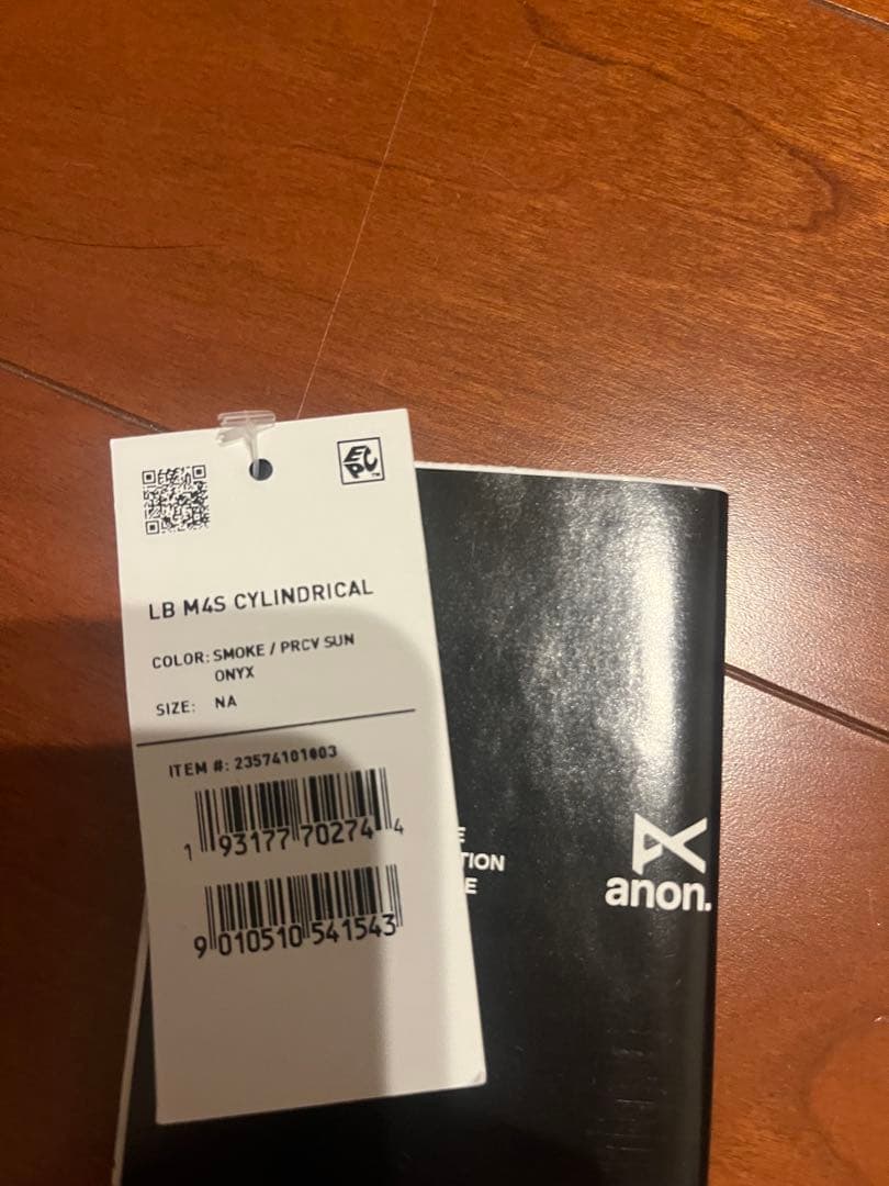 2024/2025 anon m4.s ゴーグル 黒+ ボーナスレンズ