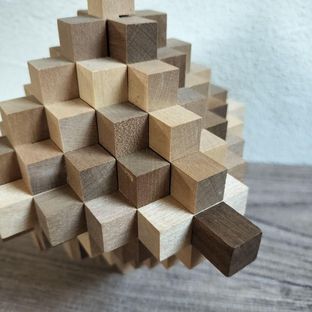 美品✨山中組木工房 『51本組木』山中成夫 組木細工