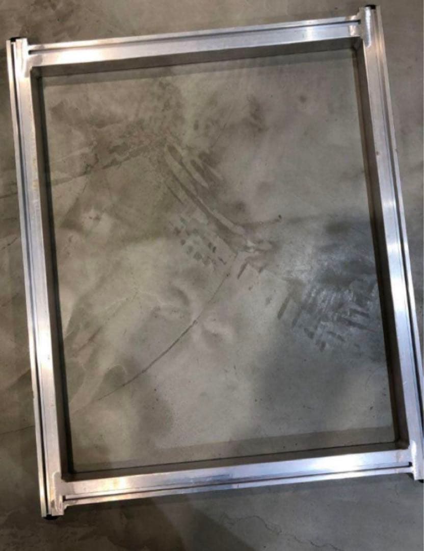 シルクスクリーン アルミ枠 製版 フレーム 足付き 脚付 10点 セット