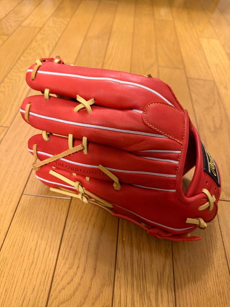 【新品未使用】Rawlings 軟式グローブ レッド