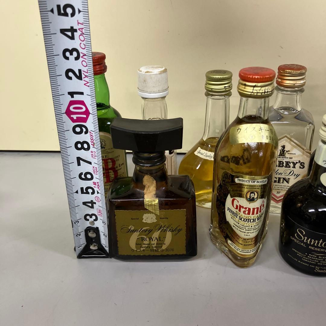 E-壁 ミニボトル 古酒 ウイスキー ジン まとめ売り 11本セット J&B