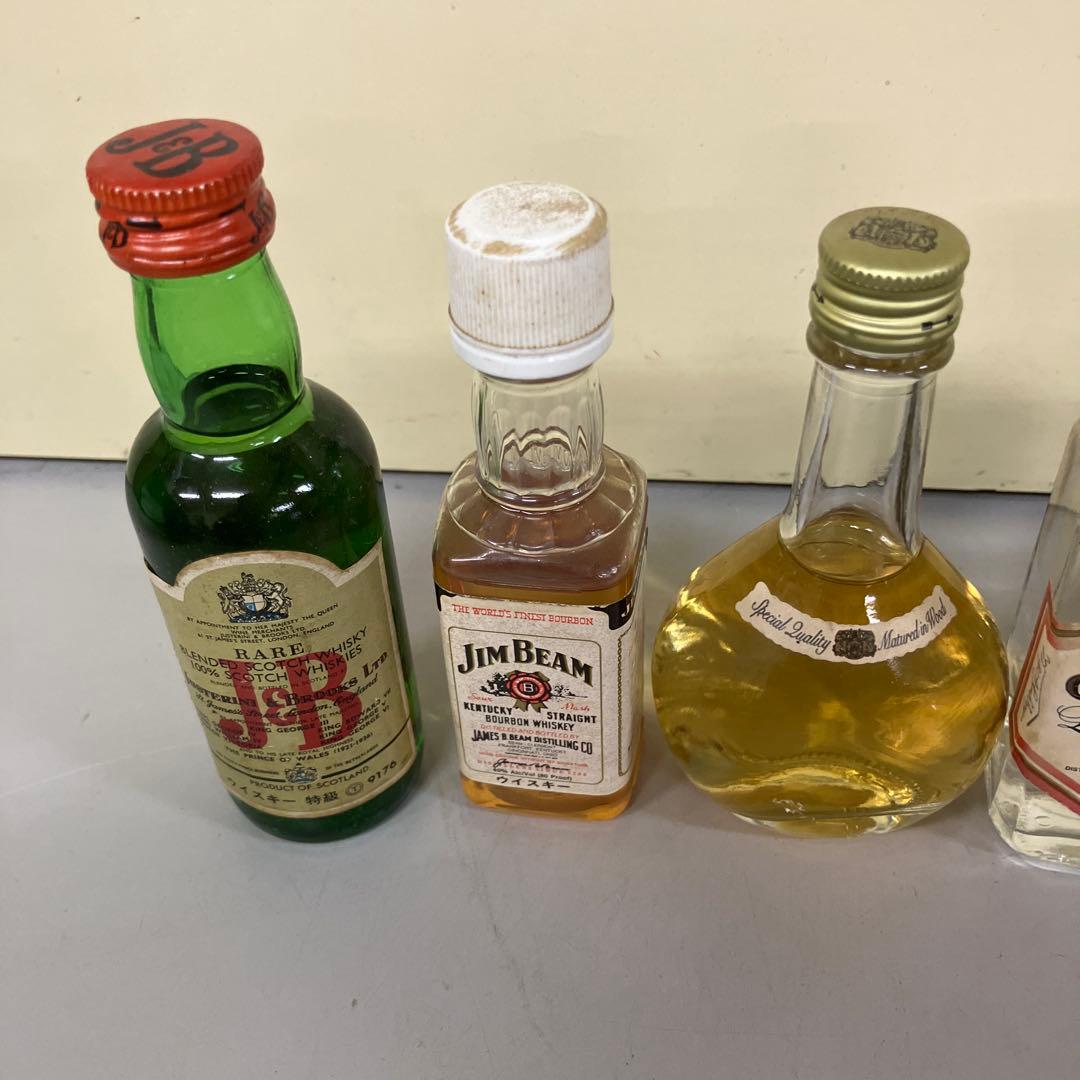 E-壁 ミニボトル 古酒 ウイスキー ジン まとめ売り 11本セット J&B