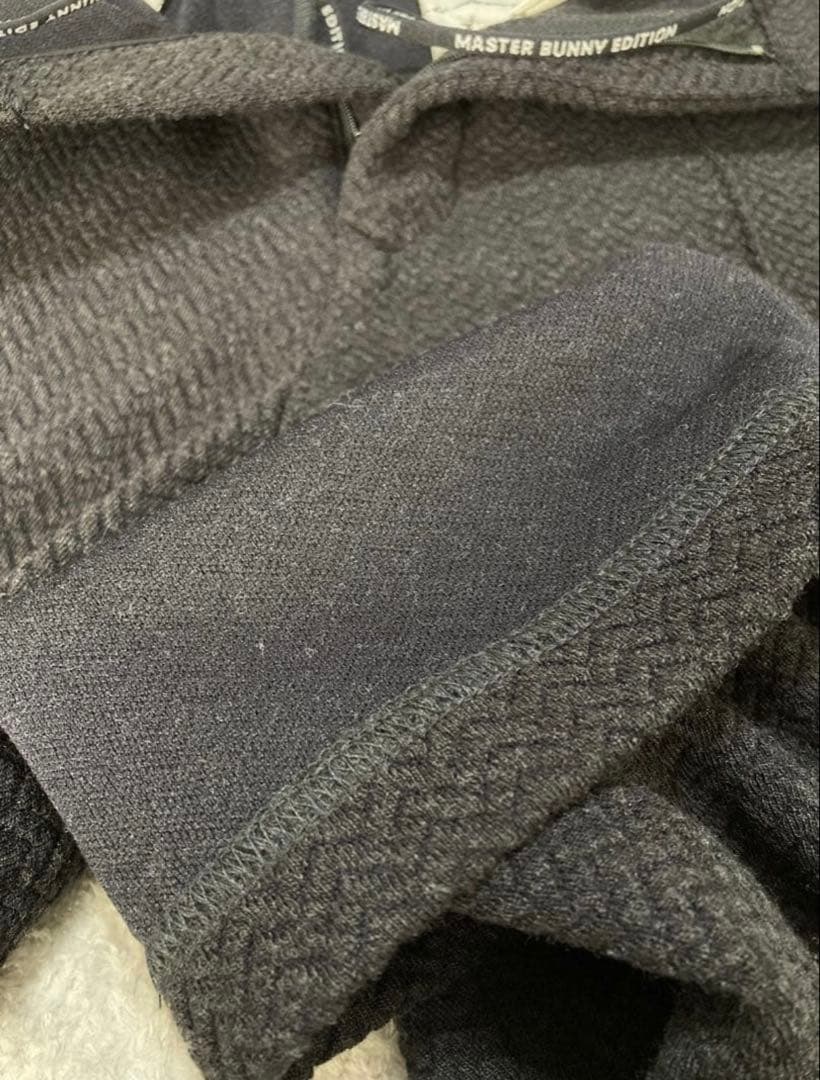 ブラック サイドストライプ メンズパンツ