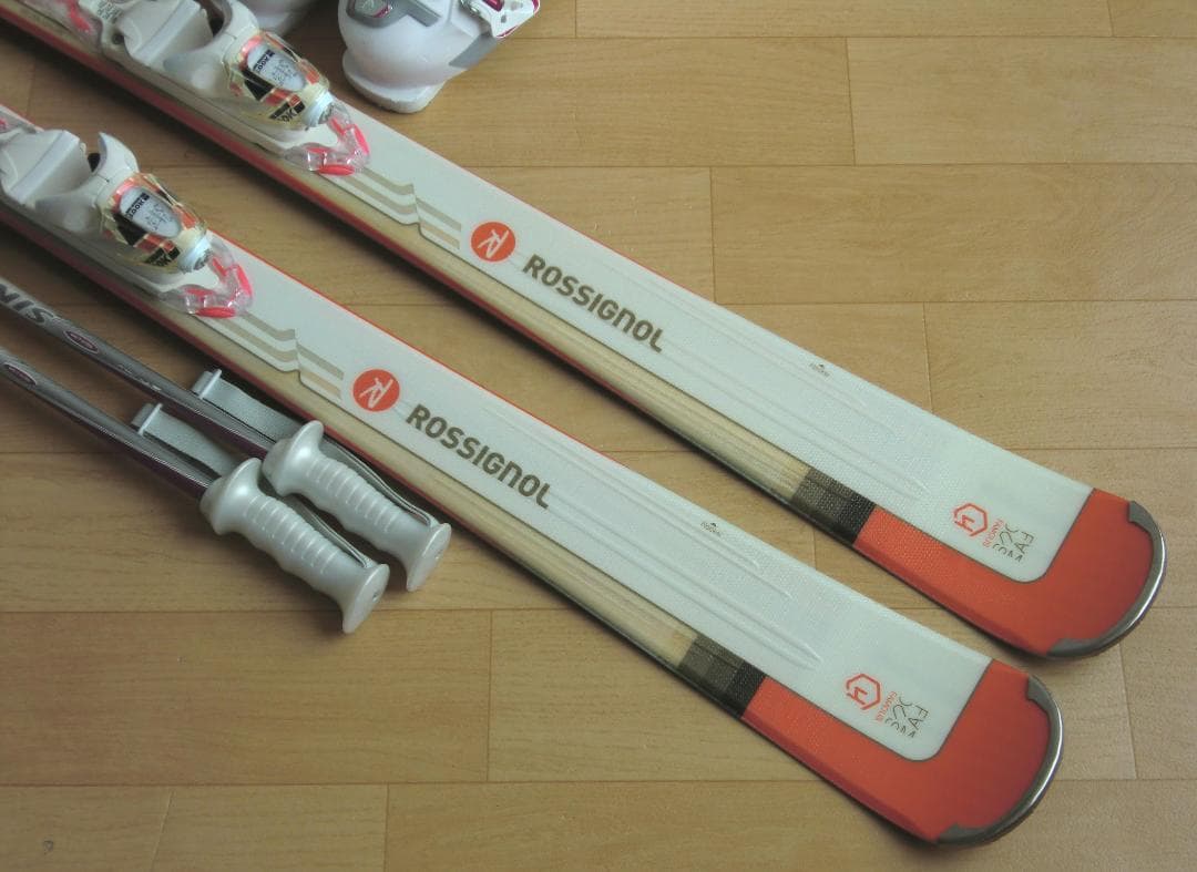 ■■送料無料■ロシニョール■女性用スキーフルセット■板156靴25-25.5■■