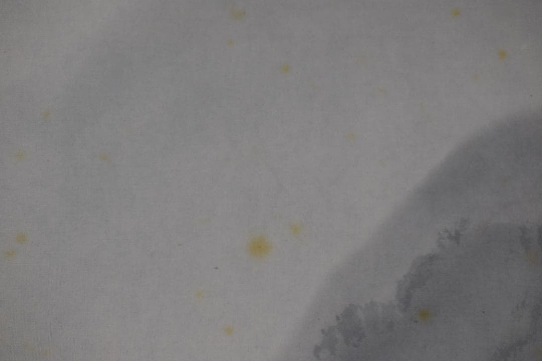 【真作】白石勝敏/山村之図/山水図/掛軸☆宝船☆Y-595　JM