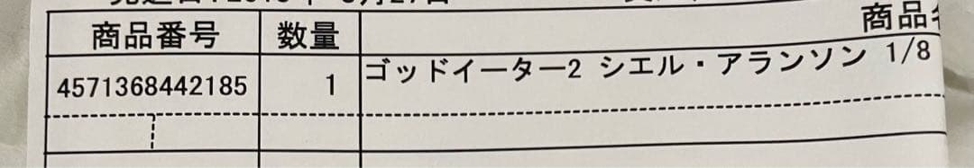 新品 ゴッドイーター2 シエル・アランソン 1/8スケール フィギュア