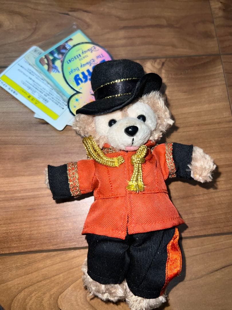 ダッフィー ミラコスタ　ぬいぐるみバッジ　ぬいぐるみ　25周年