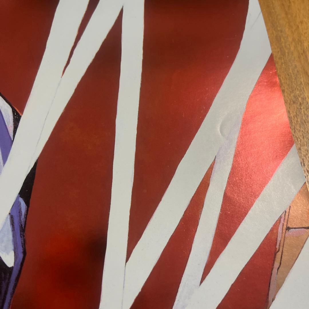 【激レア】エヴァンゲリオン　当時物ポスター　メタリック　綾波レイ　零号機　B2