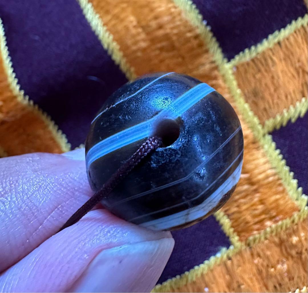 チベットアンティーク羊眼天珠ルックミー　貴重　お守り