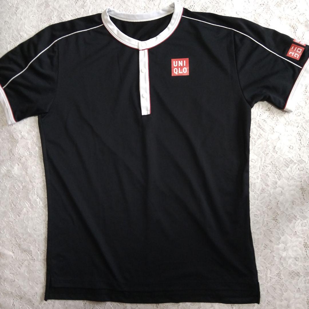 UNIQLO 黒 フェデラーモデルMサイズ上下セット