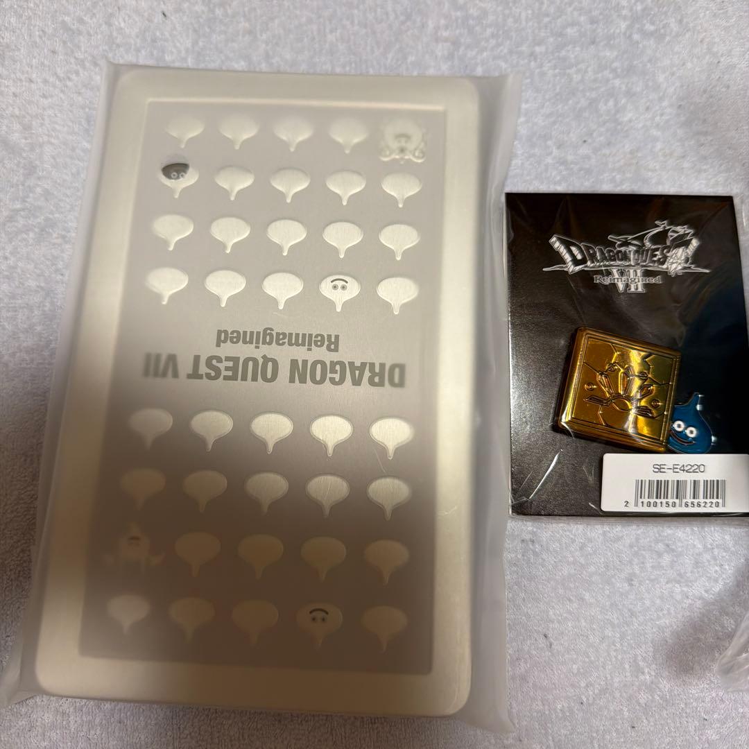 ドラゴンクエストVII ぬいぐるみ　ピンズ　ブックケース(未開封品)