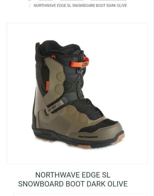 NORTHWAVE EDGE SL スノーボードブーツ ダークオリーブ