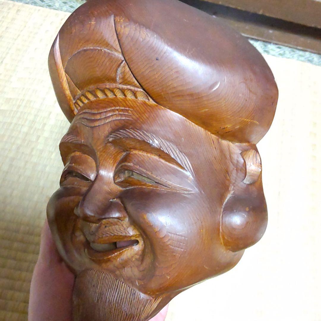 大黒天様　飛騨高山　一位一刀彫