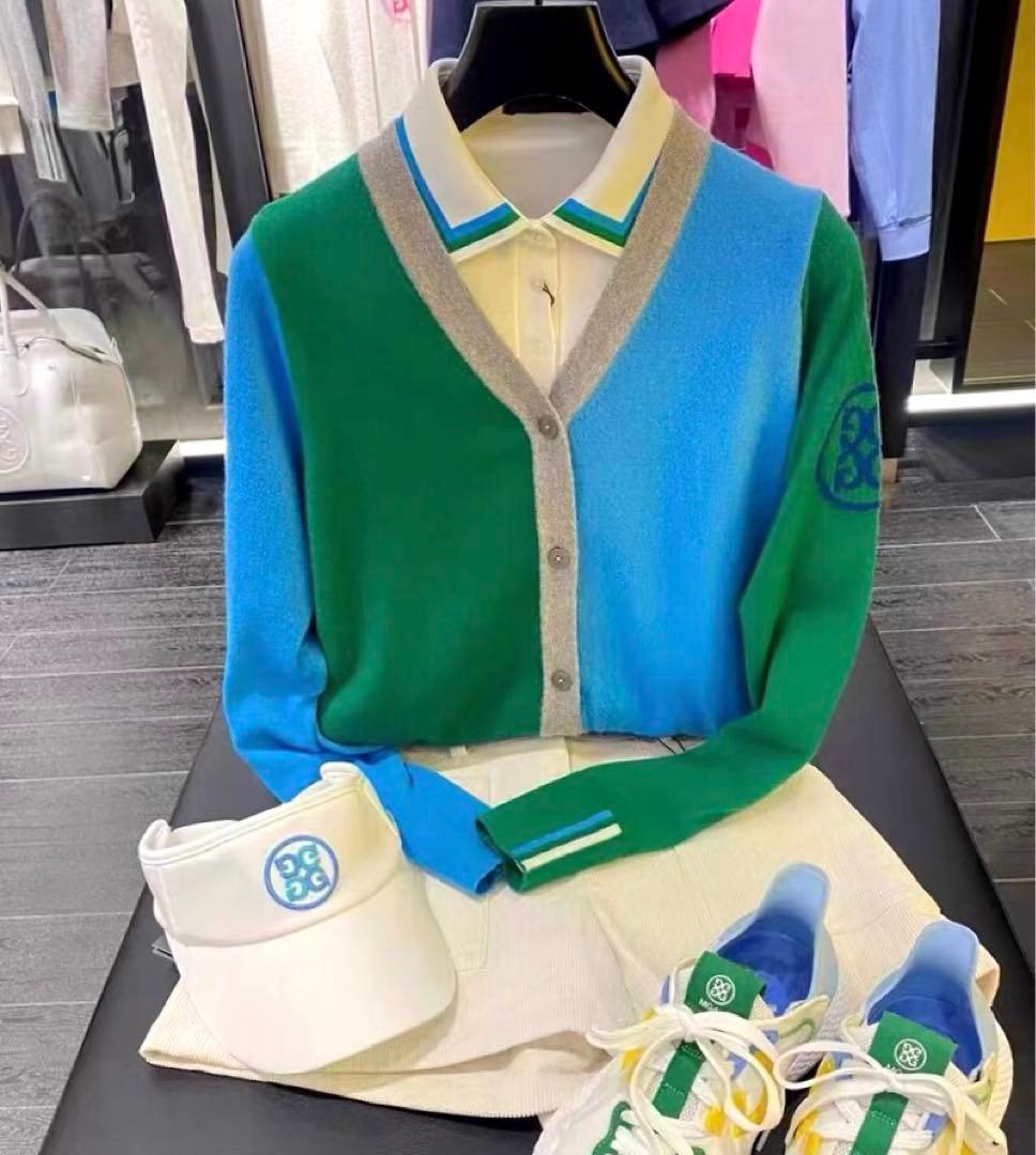 新品未使用 ゴルフ G/FORE ジーフォア レディース カーディガン Lサイズ