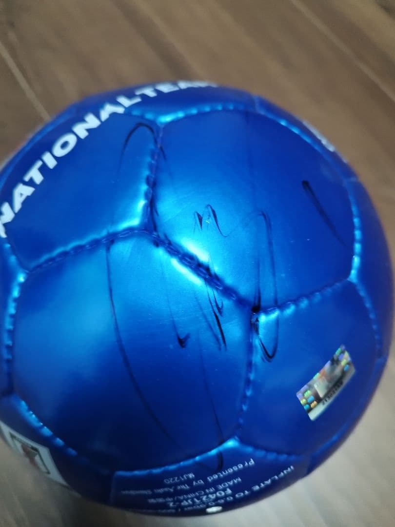 谷晃生　サイン入りボール　サッカー日本代表