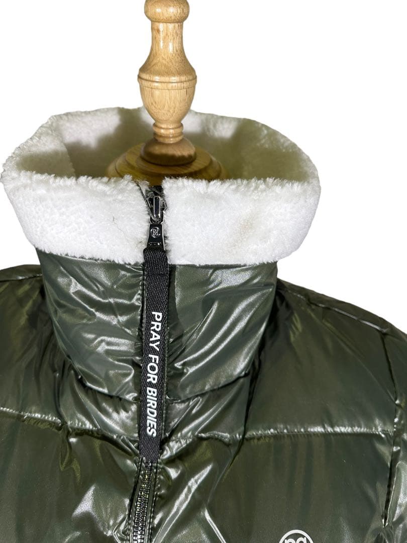 セール❣️G/FOREジーフォアレディースダウンショートベストsizeLカーキー