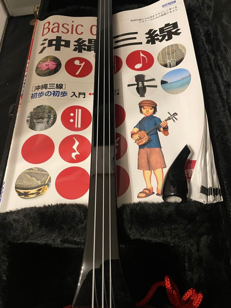 三味線　ケース　教本付き