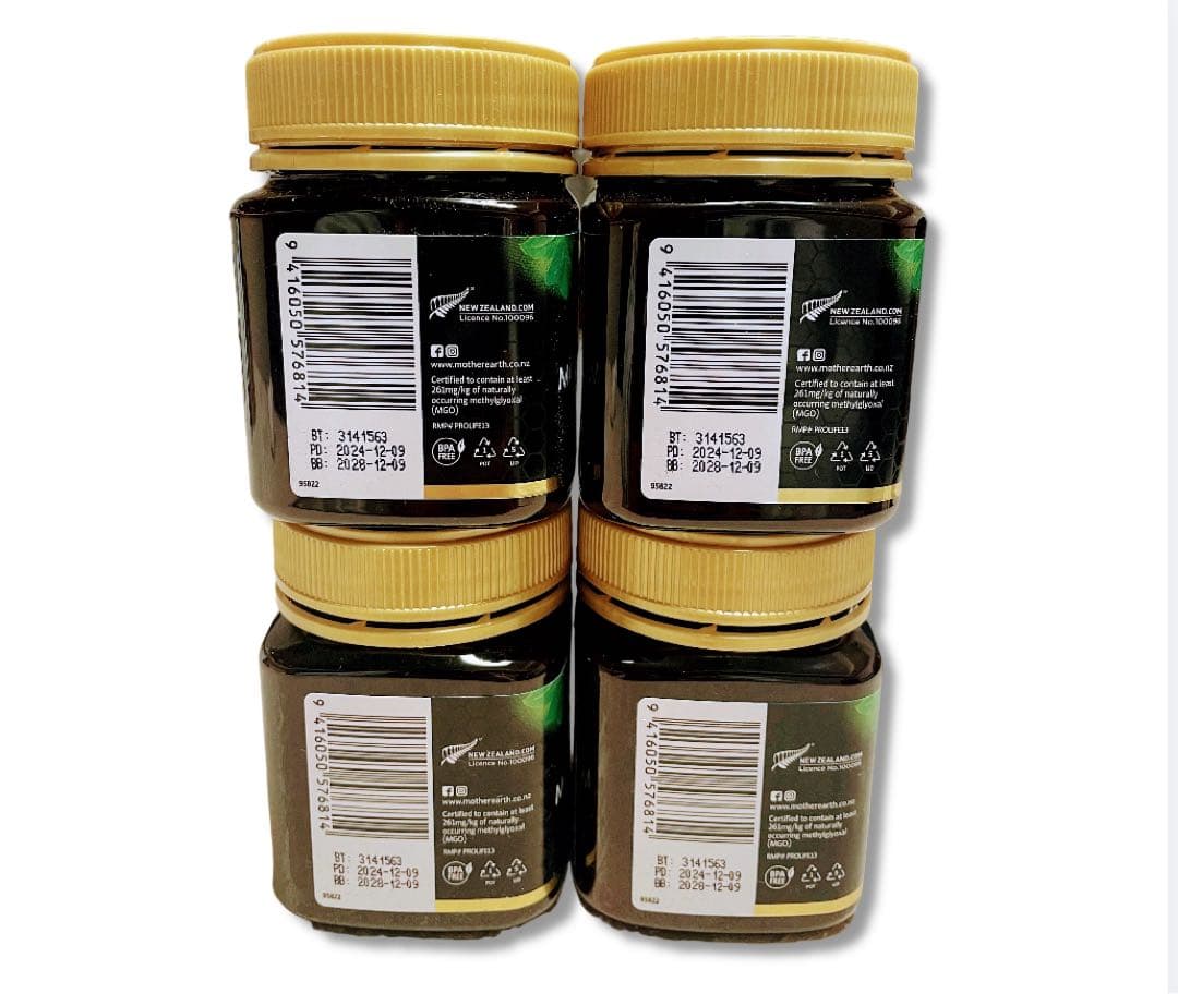 Trader Joe's マヌカハニー 4セット UMF10+ MGO261