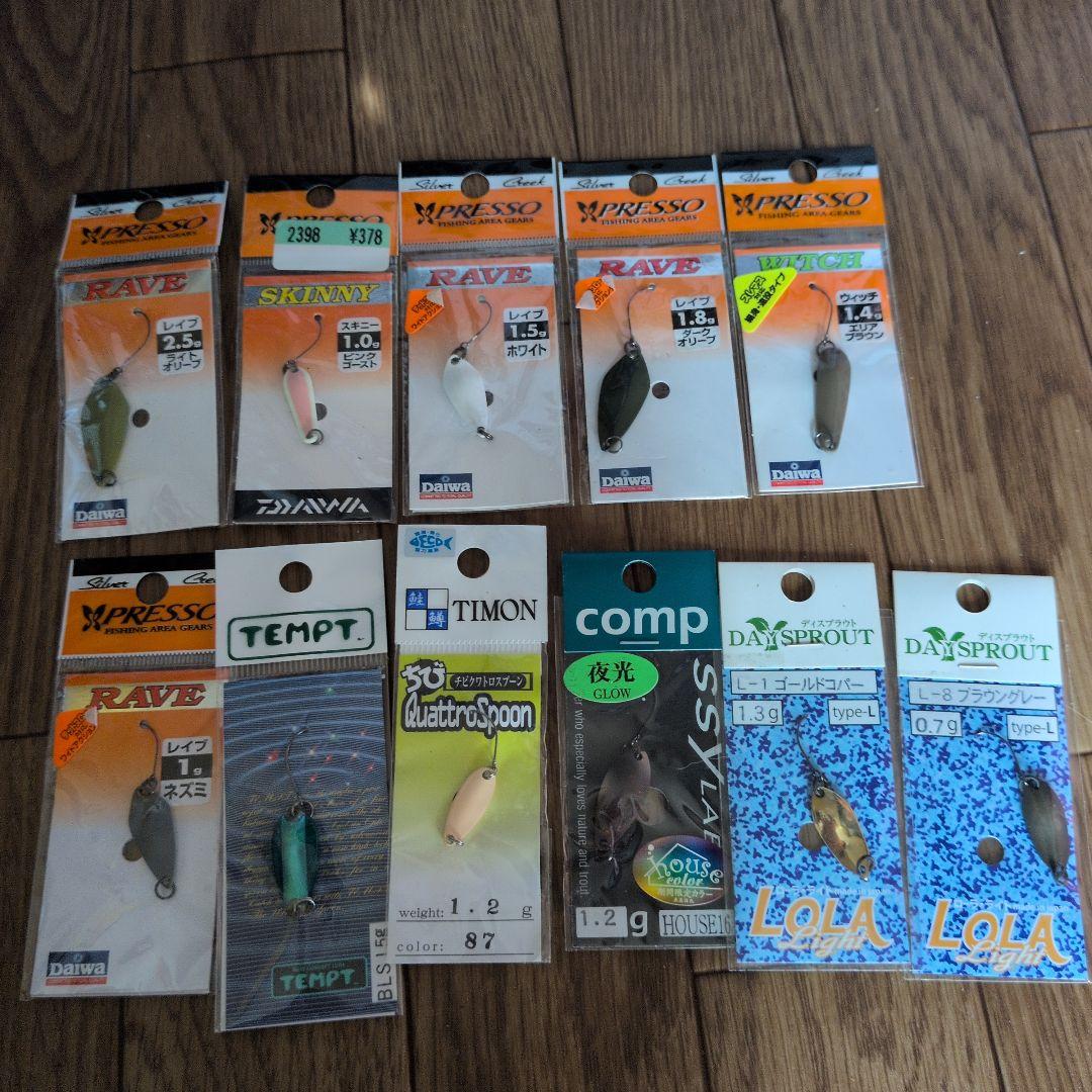 エリアトラウト 管釣り スプーンセット 大量