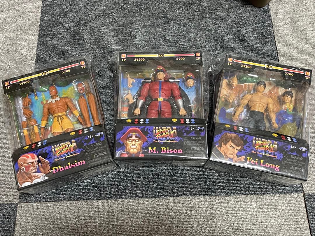 ジェイダトイズ　ストリートファイター2 フィギュア　3点 まとめ売り