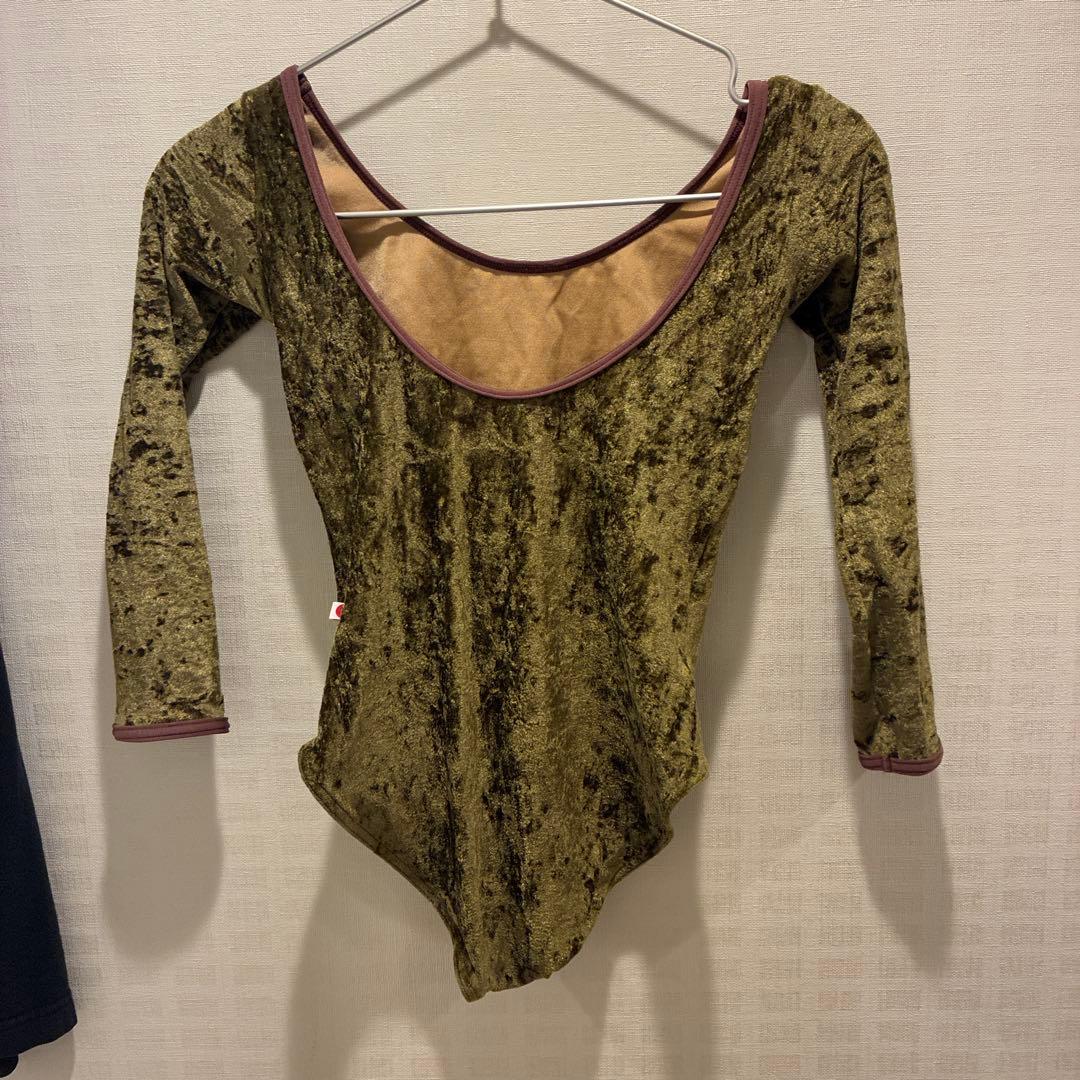 yumiko ベロア　レオタード　サイズM