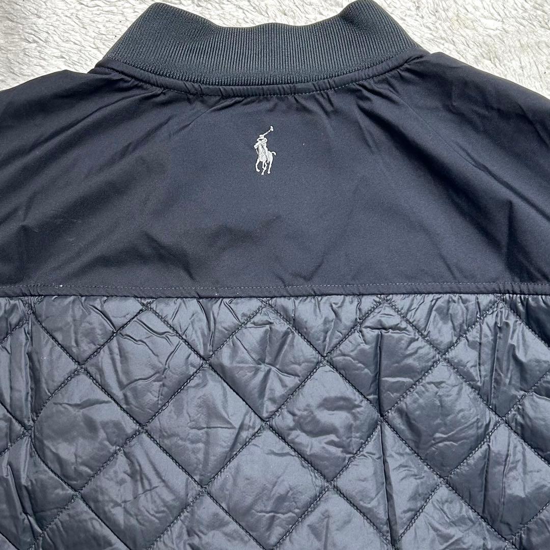 POLO GOLF ブラック　キルティングジャケット　ナイロン　L