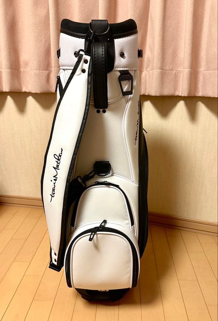 TRAVIS MATHEW キャディバッグ ブラック/ホワイト