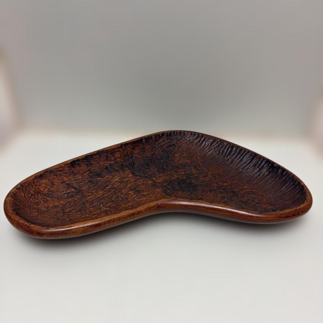 専用ページです。しょうぶ学園　木彫りトレイ