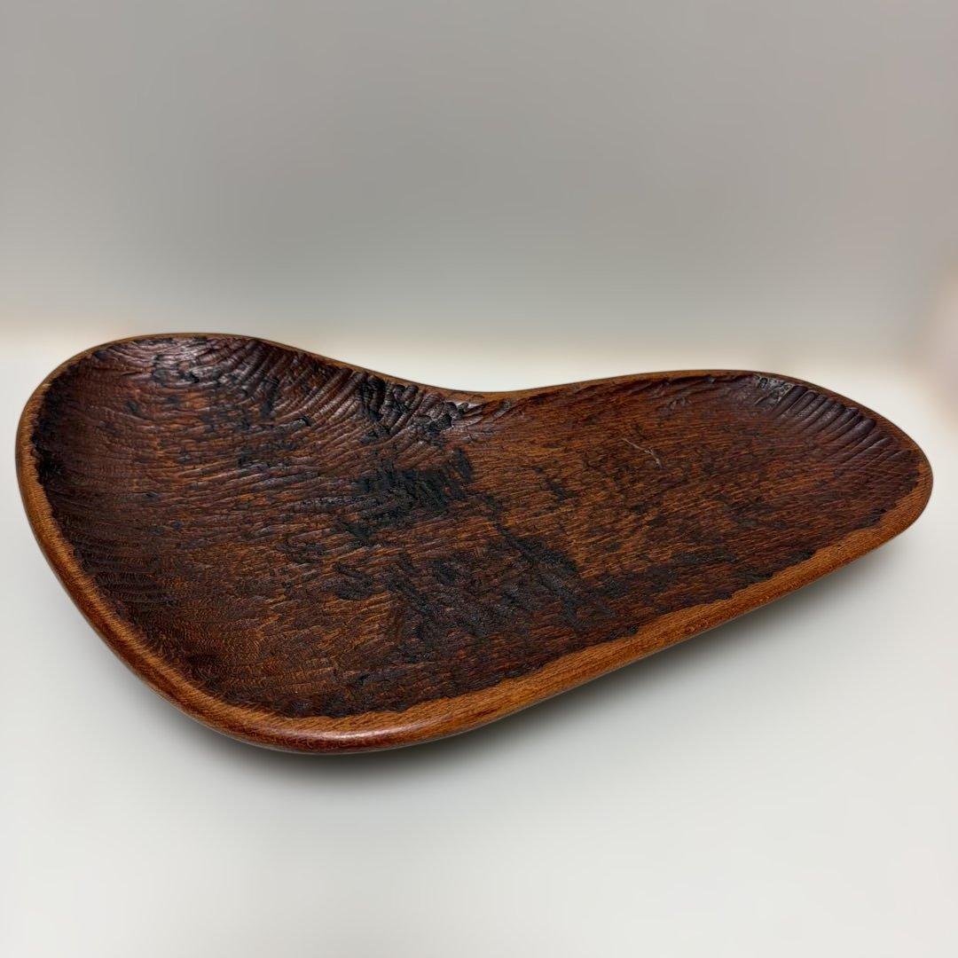 専用ページです。しょうぶ学園　木彫りトレイ