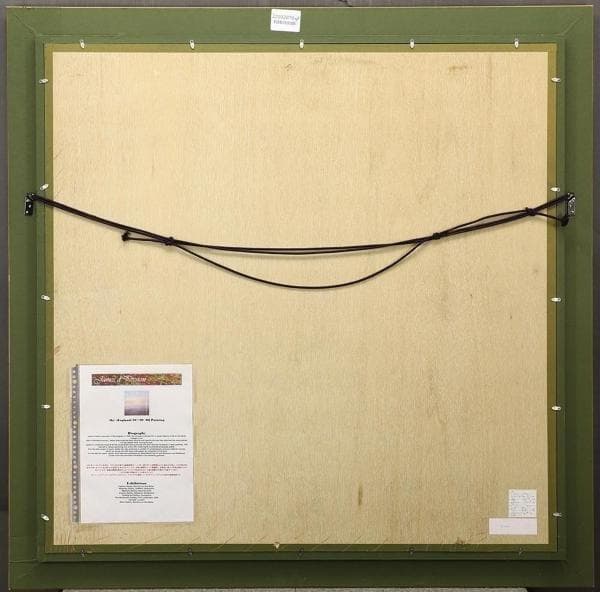 大型油絵 ジェームズ・プレストン James Preston 約30号 証明書