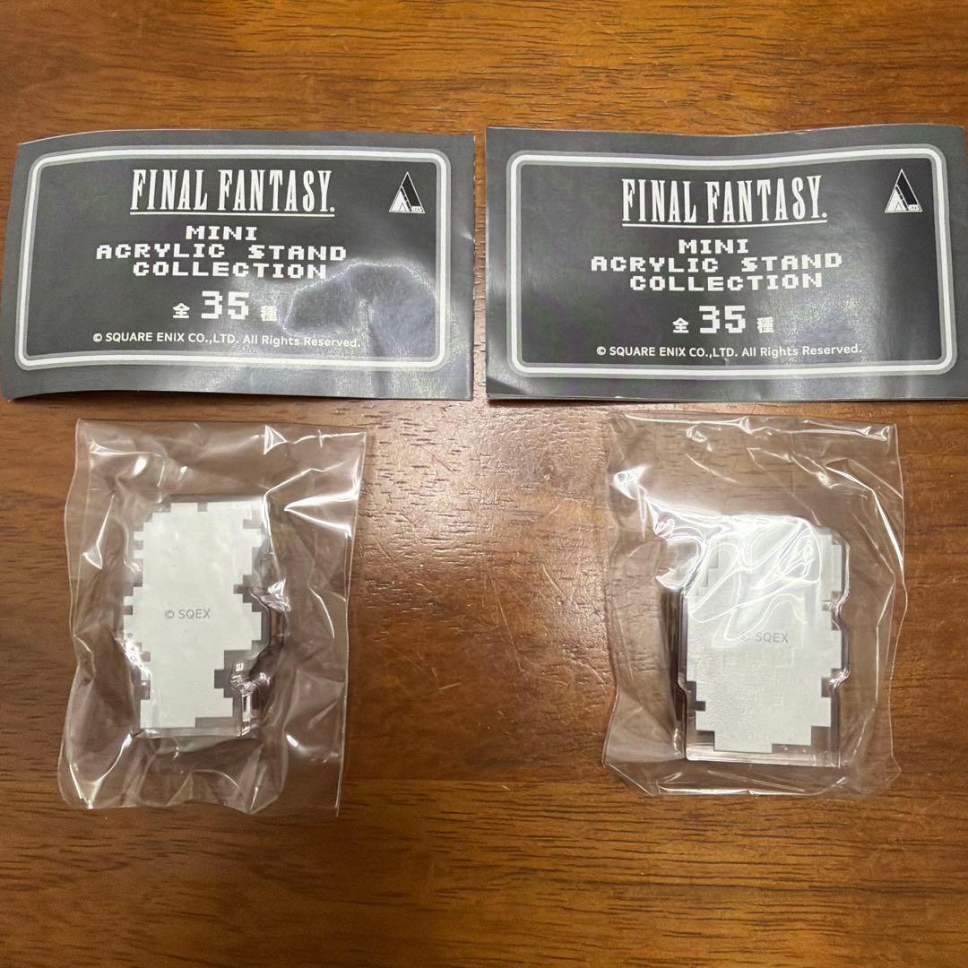 クラウド　セフィロス　ファイナルファンタジー ミニアクリルスタンド 35周年