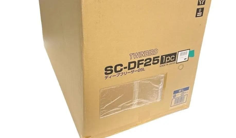 未使用●ツインバード● ポータブル冷凍冷蔵庫 DEEP FREEZER 25L