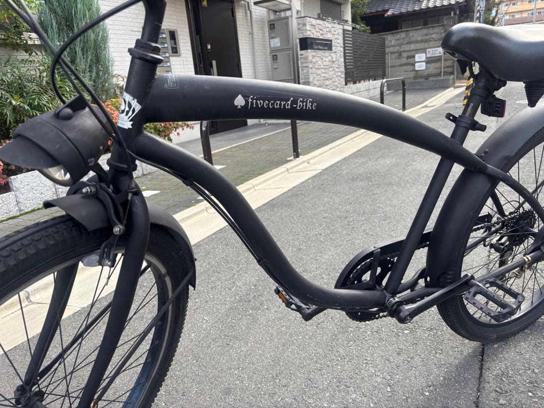 fivecard-bike ビーチクルーザー ブラック