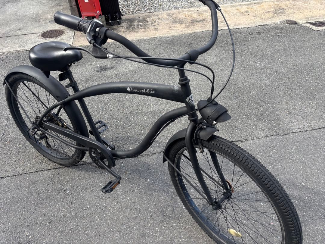 fivecard-bike ビーチクルーザー ブラック